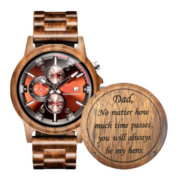 wristwatches luxury walnut wooden watch men engraved gift to dad father personalized quartz wood watches chronograph date creative male cloc, Slivery;brown
wristwatches luxury walnut wooden watch men engraved gift to dad father personalized quartz wood watches chronograph date creative male cloc, Slivery;brown