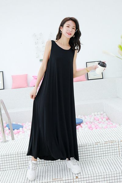 women's sleepwear summer nightshirt modal night dress korean sleeveless long dresses loose fat mm lazy nightdress women nightgowns e4xx, Black;red
women's sleepwear summer nightshirt modal night dress korean sleeveless long dresses loose fat mm lazy nightdress women nightgowns e4xx, Black;red