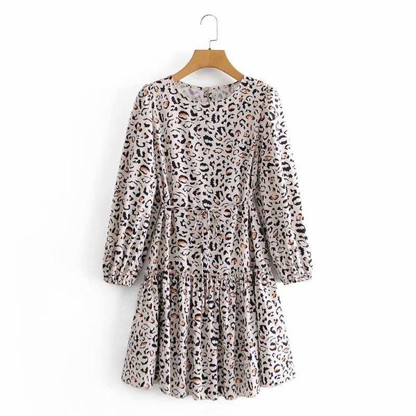 women dress print o-neck long sleeve above knee dresses female fashion casual clothes, Black;gray
women dress print o-neck long sleeve above knee dresses female fashion casual clothes, Black;gray