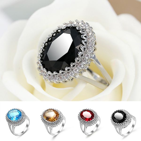 fashion cubic zirconia ring for women men black engagement wedding bands colorful finger ring party jewelry gift 2021, Silver
fashion cubic zirconia ring for women men black engagement wedding bands colorful finger ring party jewelry gift 2021, Silver