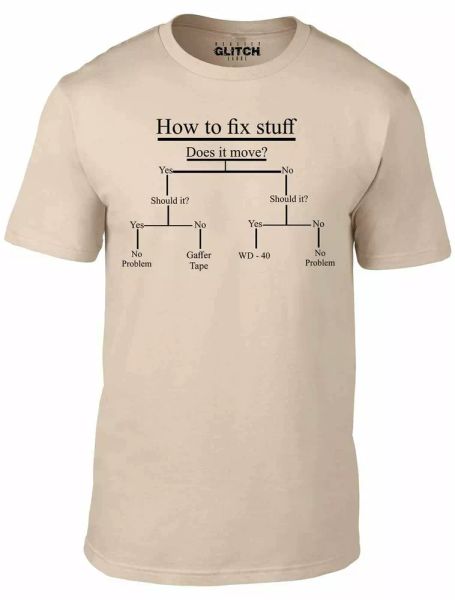how to fix stuff t-shirt - funny t shirt diy joke dad grandad gift father day, White;black
how to fix stuff t-shirt - funny t shirt diy joke dad grandad gift father day, White;black