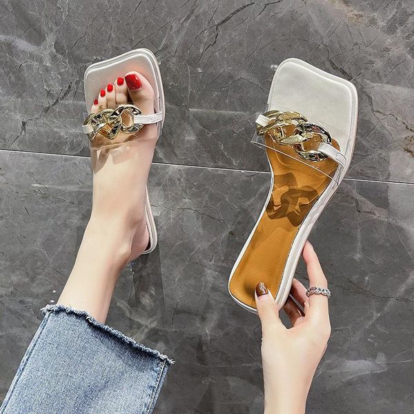 slippers ladies sandals beach shoes casual flip flop women metal button letter decoration summer, Black
slippers ladies sandals beach shoes casual flip flop women metal button letter decoration summer, Black