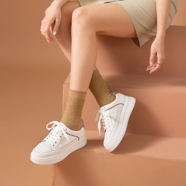 dress shoes platform sneakers women genuine cow leather white shoes lace up round toe bling glett casual lady flats handmade 29125, Black
dress shoes platform sneakers women genuine cow leather white shoes lace up round toe bling glett casual lady flats handmade 29125, Black