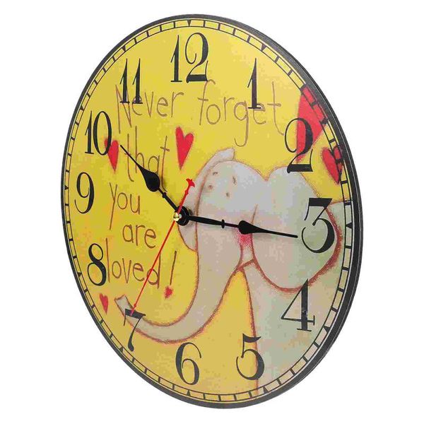 wall clocks 1pc chic wooden clock hanging creative retro graffiti 
wall clocks 1pc chic wooden clock hanging creative retro graffiti