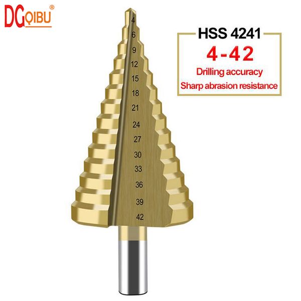 hss step drill tool 4-42mm 14 steps multiple drill bits high speed steel hole cutter diy metal wood drilling power tool
hss step drill tool 4-42mm 14 steps multiple drill bits high speed steel hole cutter diy metal wood drilling power tool