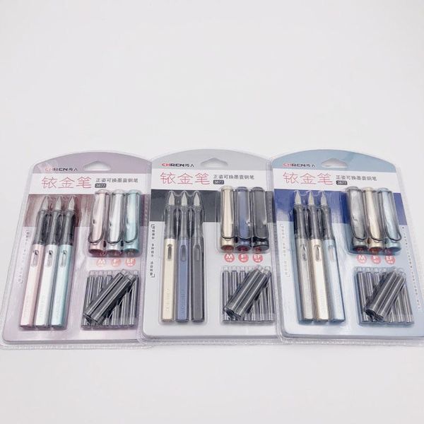 0.38/0.5/0.7mm 3 pcs/set fountain pen standard classic student office ef/f/m ink pens school supplie
0.38/0.5/0.7mm 3 pcs/set fountain pen standard classic student office ef/f/m ink pens school supplie