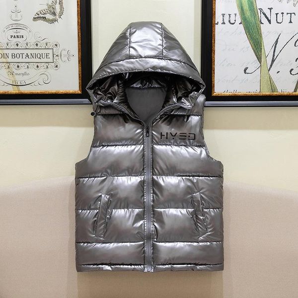 women's vests autumn winter solid loose vest drawstring stand collar jacket cotton padded windproof warm waistcoat, Black;white
women's vests autumn winter solid loose vest drawstring stand collar jacket cotton padded windproof warm waistcoat, Black;white