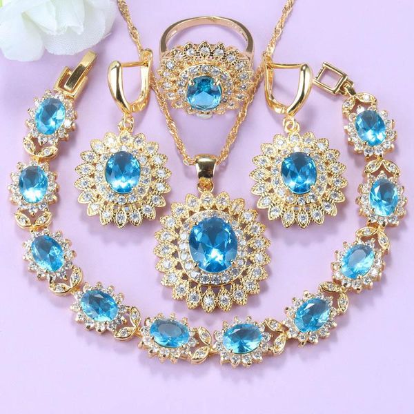 earrings & necklace summer vacation accessories gold color sunflower big jewelry sets pendant and ring for women gift box, Silver
earrings & necklace summer vacation accessories gold color sunflower big jewelry sets pendant and ring for women gift box, Silver