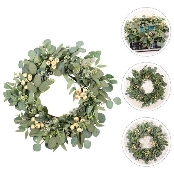 decorative flowers & wreaths 1pc festival scene hanging decor simulation leaf wreath wedding garland (green)
decorative flowers & wreaths 1pc festival scene hanging decor simulation leaf wreath wedding garland (green)