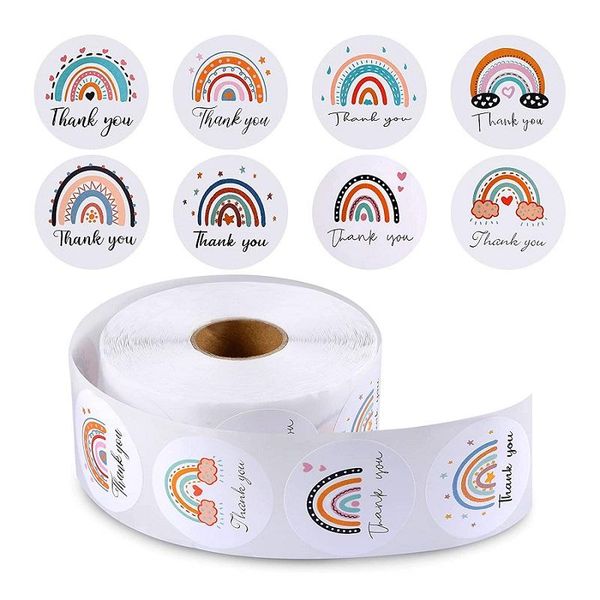 gift wrap 100-500pcs thank you rainbow sticker self-adhesive sealing label happy every day baking diy party wedding decoratio
gift wrap 100-500pcs thank you rainbow sticker self-adhesive sealing label happy every day baking diy party wedding decoratio