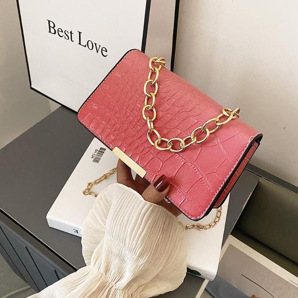 evening bags fashion women alligator pattern small pu leather shoulder crossbody messenger bag casual ladies thick chain flap handbags purse
evening bags fashion women alligator pattern small pu leather shoulder crossbody messenger bag casual ladies thick chain flap handbags purse