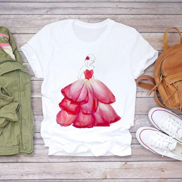 cartoon kawaii tumblr fashion womens floral print graphic female tee, White 
cartoon kawaii tumblr fashion womens floral print graphic female tee, White