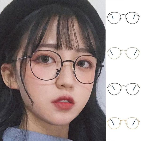 fashion sunglasses frames vintage retro round metal spectacles frame women men anti blue light ray blocking eye glasses clear lens eyewear, Black
fashion sunglasses frames vintage retro round metal spectacles frame women men anti blue light ray blocking eye glasses clear lens eyewear, Black