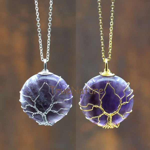 fashion women chains gold or silver link chain natural round amethysts charm tree pendant necklace in 18 inch nm7752 necklaces
fashion women chains gold or silver link chain natural round amethysts charm tree pendant necklace in 18 inch nm7752 necklaces