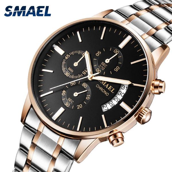 wristwatches alloy watches men stainless steel six needles smael watch mens sl-9093 waterproof quartz, Slivery;brown
wristwatches alloy watches men stainless steel six needles smael watch mens sl-9093 waterproof quartz, Slivery;brown