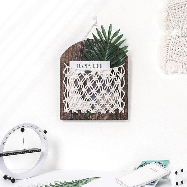 wood bohemia magazine storage basket debris shelf organizer rack woven hanging pocket wall decoration home decor boxes & bins
wood bohemia magazine storage basket debris shelf organizer rack woven hanging pocket wall decoration home decor boxes & bins