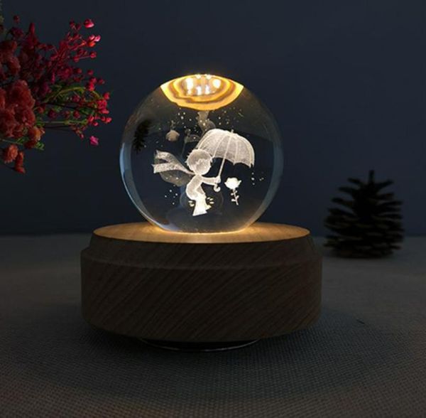 novelty items crystal ball wooden music box 3d night light transparent rotating colorful
novelty items crystal ball wooden music box 3d night light transparent rotating colorful