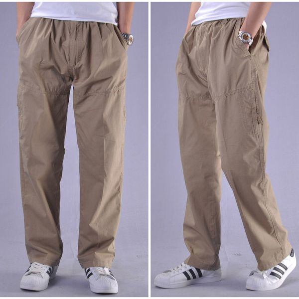 men's pants men trousers casual large size 6xl elastic waist cotton male zipper pocket straight army full length rm50276 5n3z, Black
men's pants men trousers casual large size 6xl elastic waist cotton male zipper pocket straight army full length rm50276 5n3z, Black