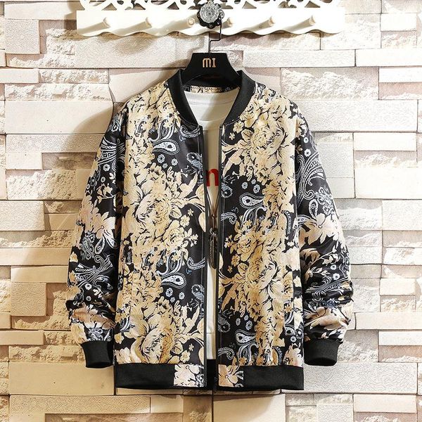 2021men flower prints jackets spring fashion mens hip hop coats male stand collar slim bomber clothing m-5xl men's, Black;brown
2021men flower prints jackets spring fashion mens hip hop coats male stand collar slim bomber clothing m-5xl men's, Black;brown