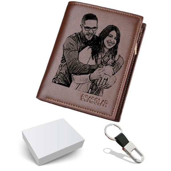 wallets gift for men purses and handbags luxury designer zipper coin pocket personalized engraved po gifts husband/him/father, Red;black 
wallets gift for men purses and handbags luxury designer zipper coin pocket personalized engraved po gifts husband/him/father, Red;black