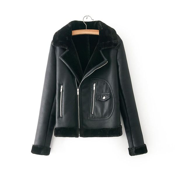women's leather & faux women black pu leather-clad autumn and winter lady zipper jackets cool female slim suits moto girls chic sets
women's leather & faux women black pu leather-clad autumn and winter lady zipper jackets cool female slim suits moto girls chic sets