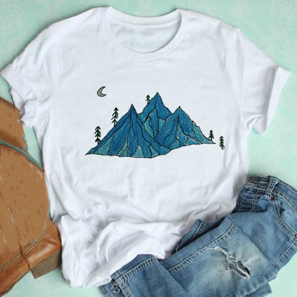 women short sleeve mountain cute travel fashion printing spring summer clothes print tshirt female tee graphic t-shirt x0527, White
women short sleeve mountain cute travel fashion printing spring summer clothes print tshirt female tee graphic t-shirt x0527, White