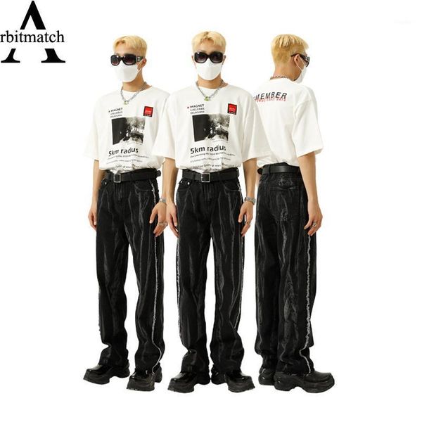 men's jeans arbitmatch hip hop streewear man pants black tie-dye cotton straigh baggy trousers denim oversize pantalon, Blue
men's jeans arbitmatch hip hop streewear man pants black tie-dye cotton straigh baggy trousers denim oversize pantalon, Blue