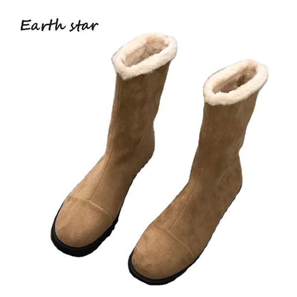 boots 2021 winter women shoes plush snow fashion warm thick bottom brown female botas mujer with fur, Black
boots 2021 winter women shoes plush snow fashion warm thick bottom brown female botas mujer with fur, Black