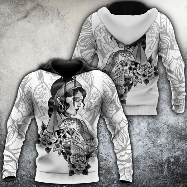 men's hoodies & sweatshirts beautiful skull tattoo 3d full body print luxury hoodie men sweatshirt zipper pullover casual jacket spor, Black
men's hoodies & sweatshirts beautiful skull tattoo 3d full body print luxury hoodie men sweatshirt zipper pullover casual jacket spor, Black