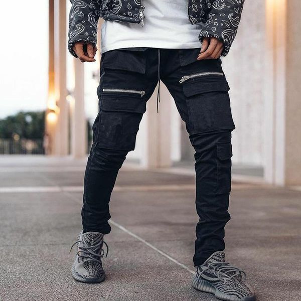 men's pants 2021 men cargo brothers running multi bag small foot slim fitting work clothes casual, Black
men's pants 2021 men cargo brothers running multi bag small foot slim fitting work clothes casual, Black