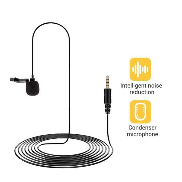 lavalier mini microphone clip-on omnidirectional mic for lectures meetings live stream camera recording mobile phone pc portable microphones
lavalier mini microphone clip-on omnidirectional mic for lectures meetings live stream camera recording mobile phone pc portable microphones