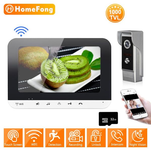 homefong 7 inch wifi intercom video door phone doorbell camera wireless recording snaps remote unlock security system phones
homefong 7 inch wifi intercom video door phone doorbell camera wireless recording snaps remote unlock security system phones