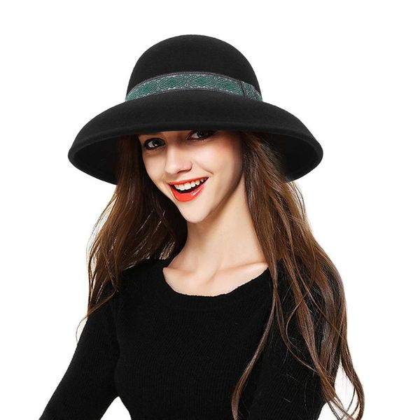 stingy brim hats spring fedoras hat ladies french retro wool fedora cap women national style decorations elegant party shopping caps, Blue;gray
stingy brim hats spring fedoras hat ladies french retro wool fedora cap women national style decorations elegant party shopping caps, Blue;gray