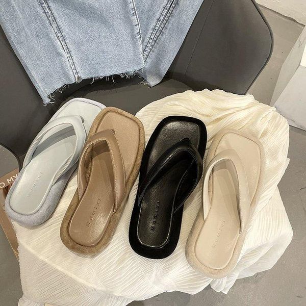 slippers shoes women summer pantofle rubber flip flops low slides platform square toe fashion 2021 hawaiian soft flat luxury fab, Black
slippers shoes women summer pantofle rubber flip flops low slides platform square toe fashion 2021 hawaiian soft flat luxury fab, Black