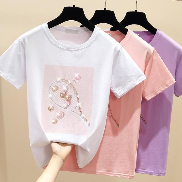 women's t-shirt gkfnmt vetement femme 2021 summer women short sleeve t shirt woman korean clothes cotton womens shirts white pink
women's t-shirt gkfnmt vetement femme 2021 summer women short sleeve t shirt woman korean clothes cotton womens shirts white pink