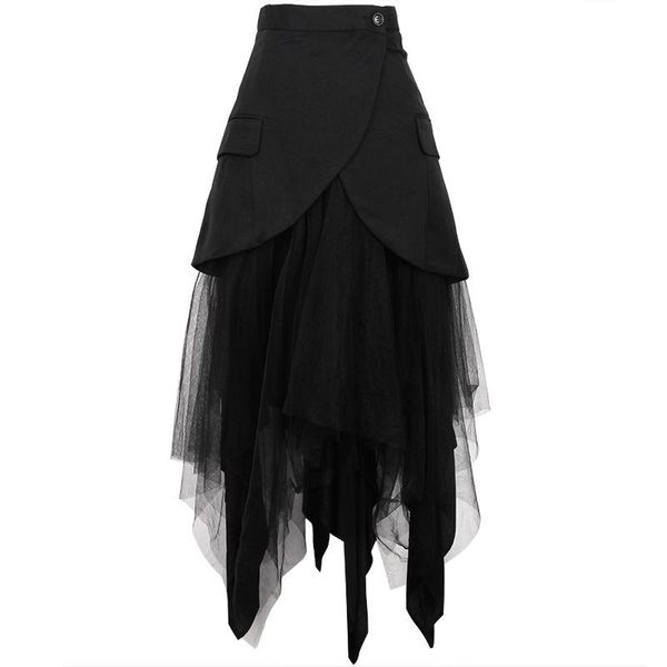 skirts seebeautiful casual a-line half-body skirt female irregular fake two-piece multi-layer mesh spring summer 2021 fashion w966, Black
skirts seebeautiful casual a-line half-body skirt female irregular fake two-piece multi-layer mesh spring summer 2021 fashion w966, Black