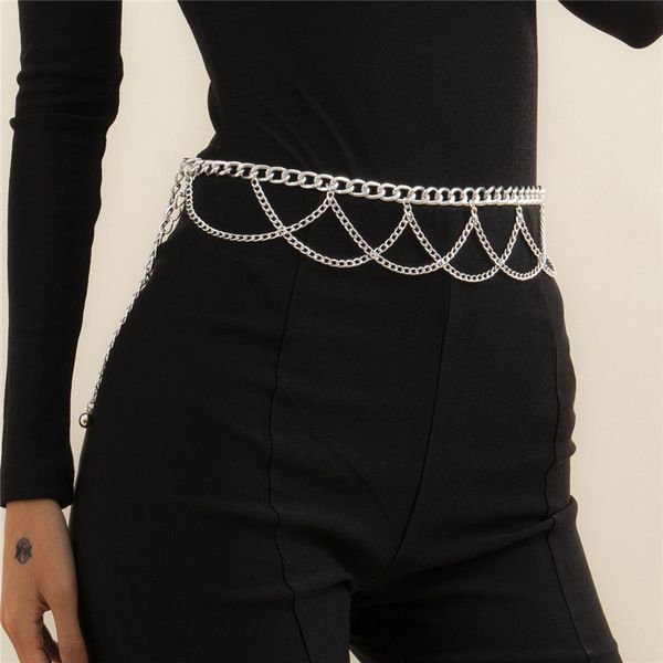 european tassel geometric body chains fashion aluminum gold yoga waist link for women trousers dress decoration belly chain jewelry, Silver
european tassel geometric body chains fashion aluminum gold yoga waist link for women trousers dress decoration belly chain jewelry, Silver