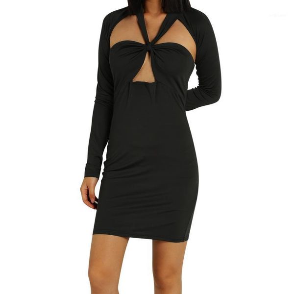 casual dresses hirigin women dress 2021 close-fitting solid color long sleeve hollow out deep v-neck for fall, Black;gray
casual dresses hirigin women dress 2021 close-fitting solid color long sleeve hollow out deep v-neck for fall, Black;gray
