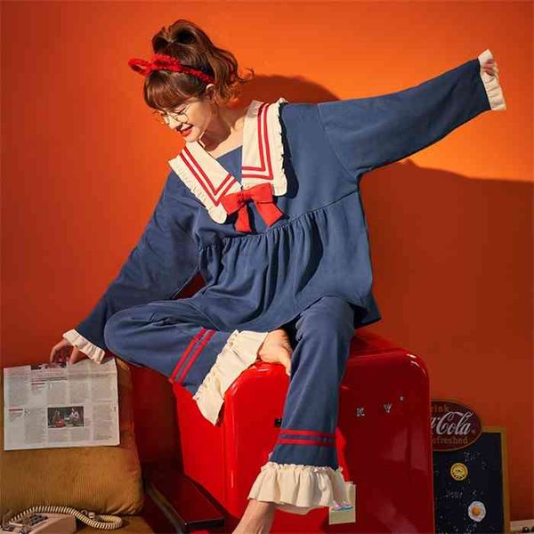 2021 new ladies spring and summer seasons pure cotton nightdress trousers sweet bow pajamas set/night sleepwear, Black;red
2021 new ladies spring and summer seasons pure cotton nightdress trousers sweet bow pajamas set/night sleepwear, Black;red
