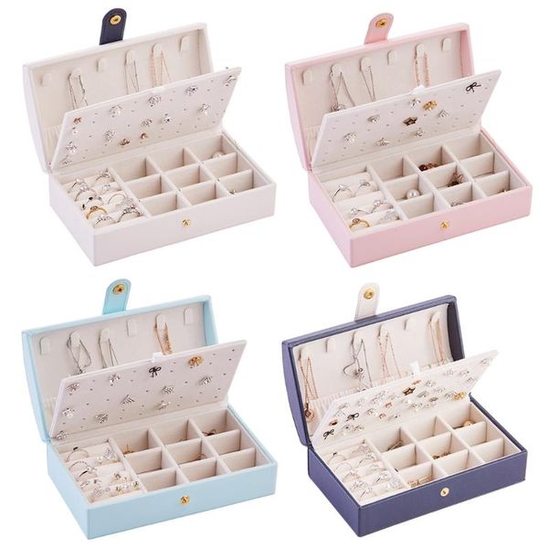 storage boxes & bins portable jewelry box faux leather waterproof 2 layers earrings organizer case
storage boxes & bins portable jewelry box faux leather waterproof 2 layers earrings organizer case