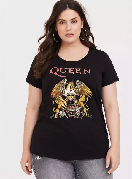 Torrid QUEEN Women's Girls Plus Size Crew Neck T-Shirt NEW 100% Authentic, White;black
Torrid QUEEN Women's Girls Plus Size Crew Neck T-Shirt NEW 100% Authentic, White;black