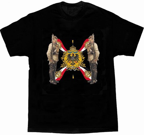 men's t-shirts prussian eagle regimental battle flag printed germany glory t-shirt. summer cotton short sleeve o-neck mens t shirt s-3x, White;black
men's t-shirts prussian eagle regimental battle flag printed germany glory t-shirt. summer cotton short sleeve o-neck mens t shirt s-3x, White;black