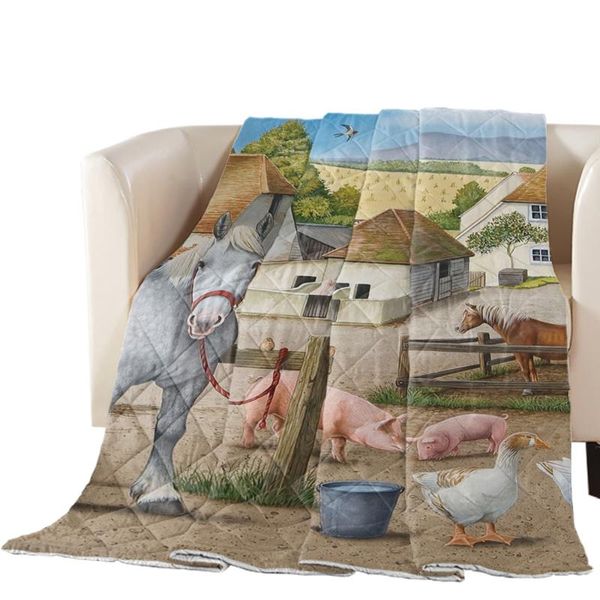 comforters & sets rustic retro farm farmhouse animal summer quilt polyester air-conditioning comforter soft blanket bedspread bed cover
comforters & sets rustic retro farm farmhouse animal summer quilt polyester air-conditioning comforter soft blanket bedspread bed cover
