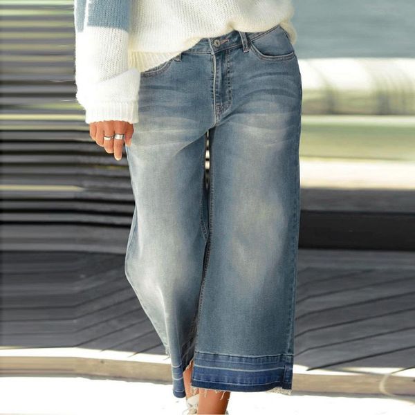 women casual solid loose low waist straight jeans pants workout waistband beach knee-lengthbeach women's, Blue
women casual solid loose low waist straight jeans pants workout waistband beach knee-lengthbeach women's, Blue