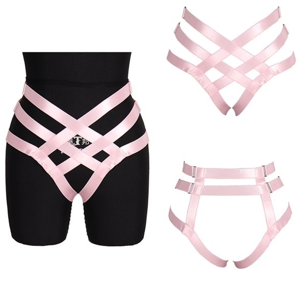 Pink Harness Garter Belt Cage Waist Fetish Stockings Suspender Belts Strap Elastic Adjust Hollow Out Bondage Panties Goth Rave, Black
Pink Harness Garter Belt Cage Waist Fetish Stockings Suspender Belts Strap Elastic Adjust Hollow Out Bondage Panties Goth Rave, Black