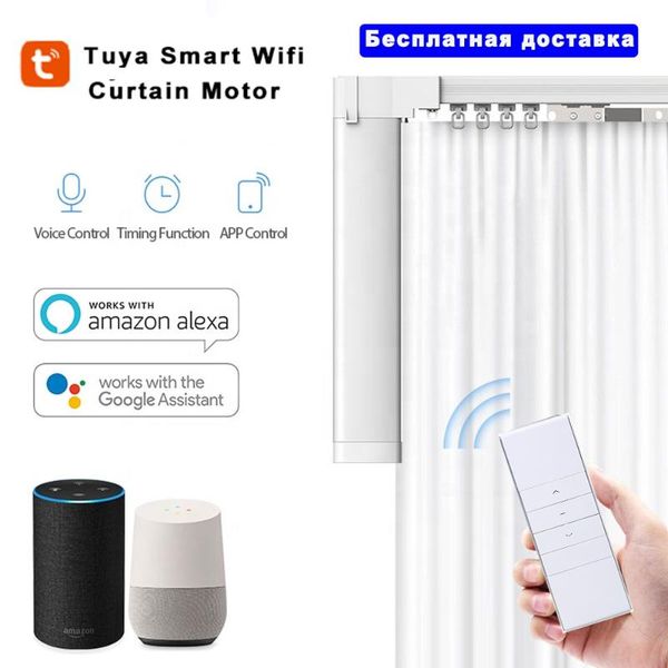 smart home control to russia electric curtain motor with rail, cornice tuya life app alexa echo google control,
smart home control to russia electric curtain motor with rail, cornice tuya life app alexa echo google control,