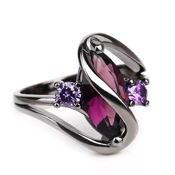 wedding rings fashion luxury vintage purple zircon cz crystal ring, suitable for women's and engagement jewelry, Slivery;golden
wedding rings fashion luxury vintage purple zircon cz crystal ring, suitable for women's and engagement jewelry, Slivery;golden
