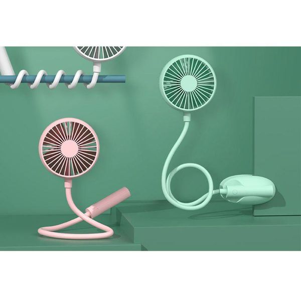 electric fans mini deskclip fan portable rotary cooling air cooler with 3 speed adjustable for home office