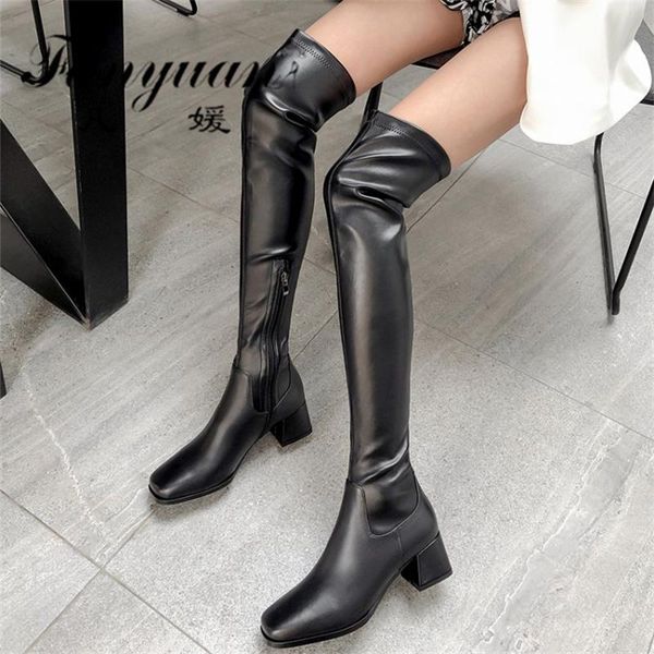 boots fanyuan women design thin high heels winter snow autumn knight over knee, Black
boots fanyuan women design thin high heels winter snow autumn knight over knee, Black