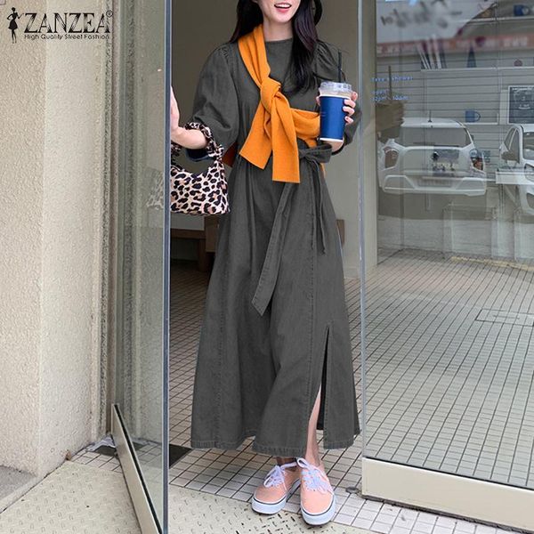 casual dresses denim sundress women puff sleeve summer bohemian long party loose vestido kaftan robe ofiicewear oversize, Black;gray
casual dresses denim sundress women puff sleeve summer bohemian long party loose vestido kaftan robe ofiicewear oversize, Black;gray